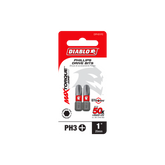 Diablo DPH31P2 1" #3 Phillips Drive Bits (2-Pack)